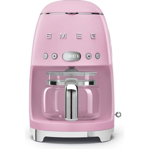 Кофеварка SMEG DCF02PKEU, капельная, розовый /серебристый