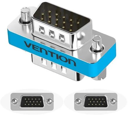 Переходник VGA VENTION DDBI0, VGA (m) - VGA (m), круглое