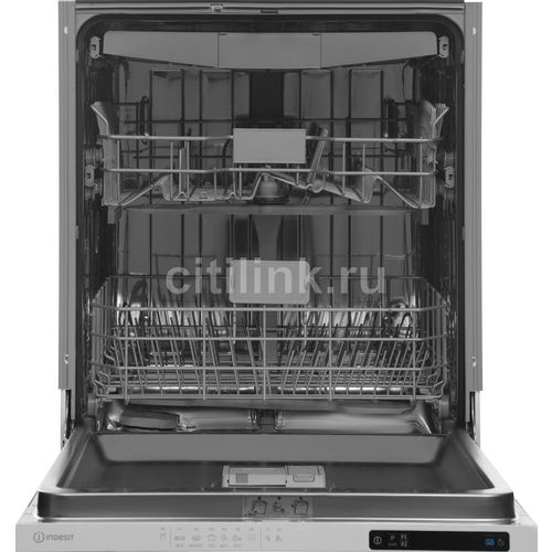 Встраиваемая посудомоечная машина Indesit DI 5C65 AED, полноразмерная, ширина 59.8см, полновстраиваемая, загрузка 15 комплектов