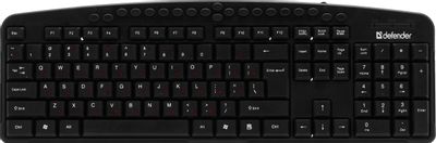 Обзор товара клавиатура Defender Atlas HB-450, USB, черный [45450 ...