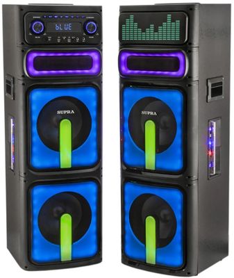 Музыкальный центр Supra SMB-2050, 180Вт, с караоке, Bluetooth, FM, USB ...