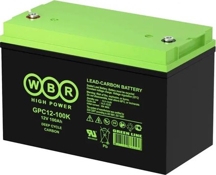 Аккумуляторная батарея WBR GPC12-100K для ИБП,  12В,  100Ач [gpc12-100k wbr]