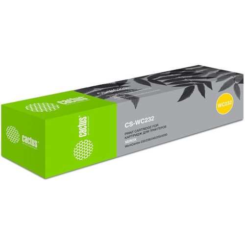 Картридж Cactus CS-WC232, 006R01046, черный / CS-WC232