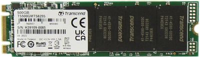 SSD накопитель Transcend 825S TS500GMTS825S 500ГБ, M.2 2280, SATA III,  M.2