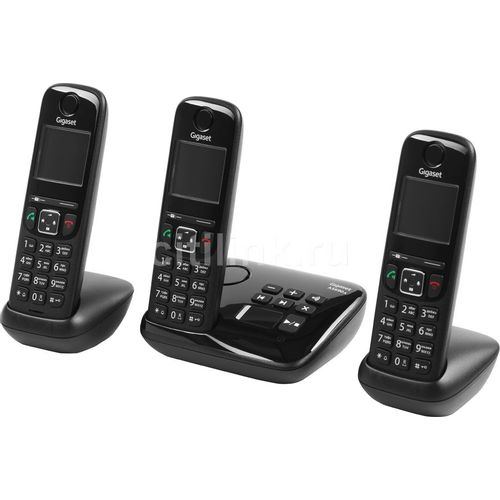 Радиотелефон Gigaset AS690A Trio, черный [l36852-h2836-m211]