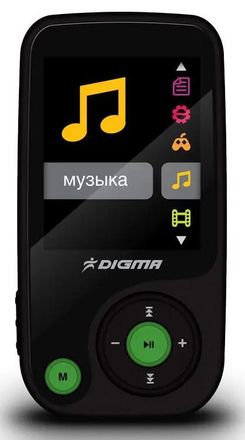 MP3 плеер Digma Q3 flash 8ГБ черный