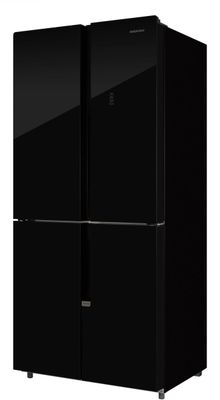 Холодильник трехкамерный NORDFROST RFQ 510 NFGB Total No Frost, Side by ...