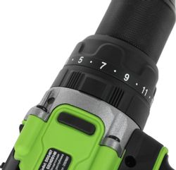 Ударная дрель-шуруповерт GREENWORKS GD24DD140
