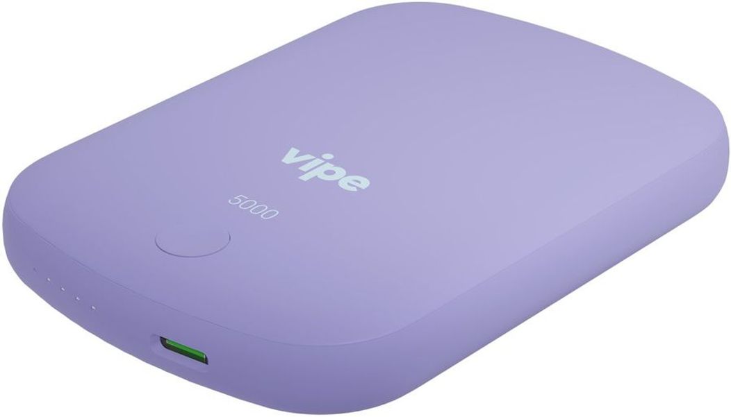 Внешний аккумулятор (Power Bank) Vipe Jake, 5000мAч, лавандовый [vppbjake5kstlav]