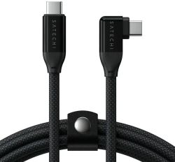Кабель SATECHI AP-YCR100K, USB Type-C (m) - USB Type-C (m), 1м, черный