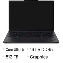 Изображение товара Ноутбук Lenovo ThinkPad T14 G5 14 IPS 16ГБ 512ГБ без ОС Черный для работы и учебы