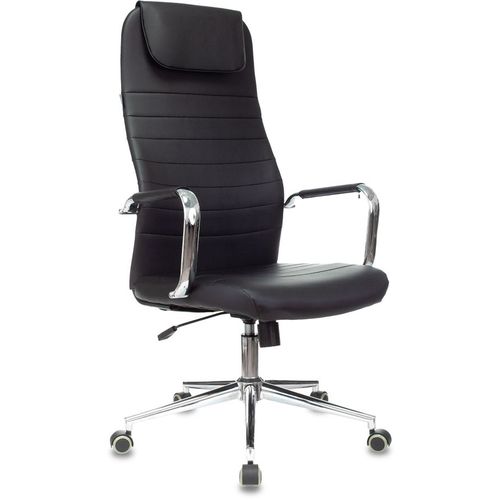 Кресло руководителя Бюрократ Kb-9N/Eco, экокожа, до 120кг, черный
