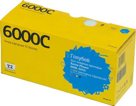 Картридж T2 TC-X6000C, 106R01631, голубой / TC-X6001