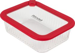 Контейнер Rondell Savvy RD-2066, 1.0л, прямоугольная, стекло, прозрачный