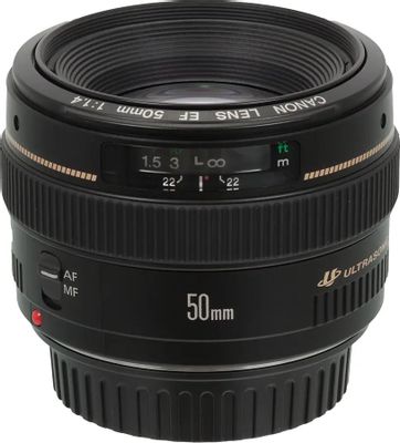 Объектив Canon EF 50mm f/1.4 USM,  Canon EF [2515a012]