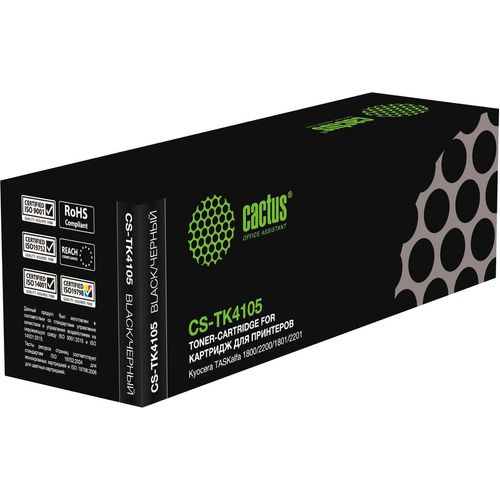 Картридж Cactus CS-TK4105, TK-4105, черный / CS-TK4105