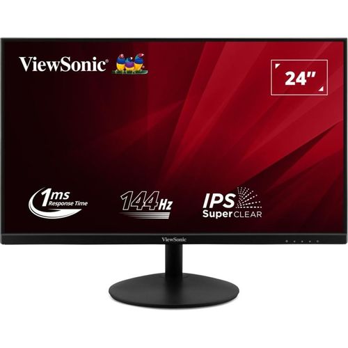 23.8" Монитор ViewSonic VA24E2-H, 1920x1080, IPS, 144Гц, 1хHDMI, черный