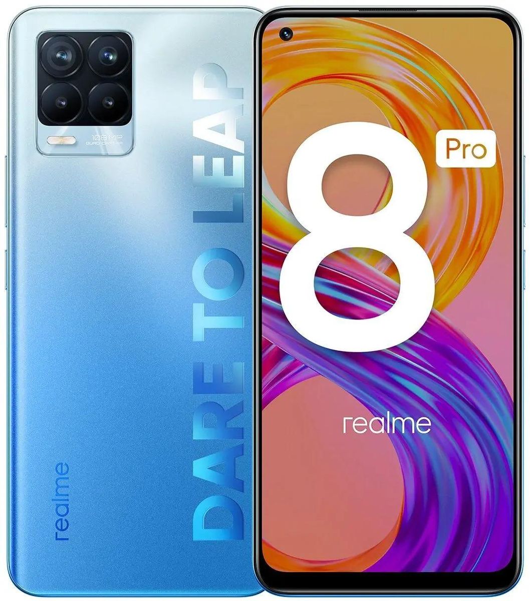 Характеристики Смартфон REALME 8 Pro 6/128Gb, синий (1517184) смотреть в  СИТИЛИНК