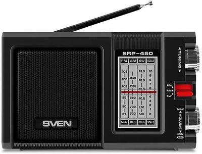 Радиоприемник Sven SRP-450,  черный