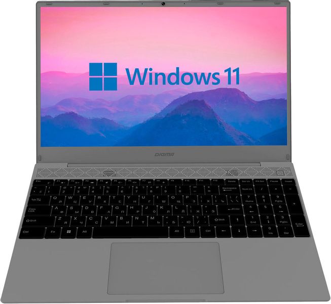 Ноутбук Digma EVE 15 C423 NR3158DXW01, 15.6", IPS, AMD Ryzen 3 3200U 2.6ГГц, 2-ядерный, 8ГБ DDR4, 512ГБ SSD,  AMD Radeon  Vega 3, Windows 11 Professional, серый космос