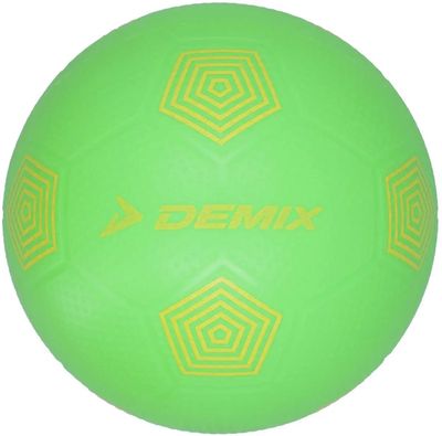 Мяч футбольный DEMIX 114508-72, для твердых покрытий, 5-й размер,  зеленый