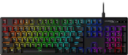 Клавиатура HYPERX Alloy Origins, проводная, USB, механическая, черный [4p4f6aa#aba]