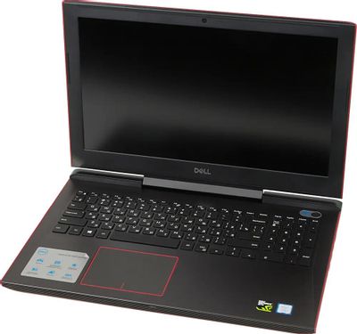 Ноутбук игровой DELL Inspiron 7577 7577-9614, 15.6", Intel Core i7 7700HQ 2.8ГГц, 4-ядерный, 8ГБ DDR4, 1000ГБ,  NVIDIA GeForce  GTX 1050 Ti MAX Q - 4 ГБ, Windows 10 Home, красный