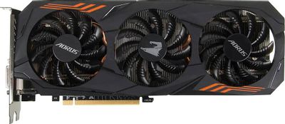 Видеокарта GIGABYTE NVIDIA  GeForce GTX 1060 GV-N1060AORUS-6GD 6ГБ GDDR5, OC,  Ret