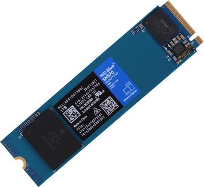 SSD накопитель WD Blue SN570 WDS100T3B0C 1ТБ, M.2 2280, PCIe 3.0 x4,  NVMe,  M.2