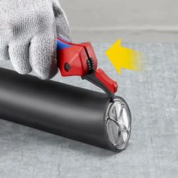 Нож KNIPEX KN-1650145SB, 18мм, 1шт, красный