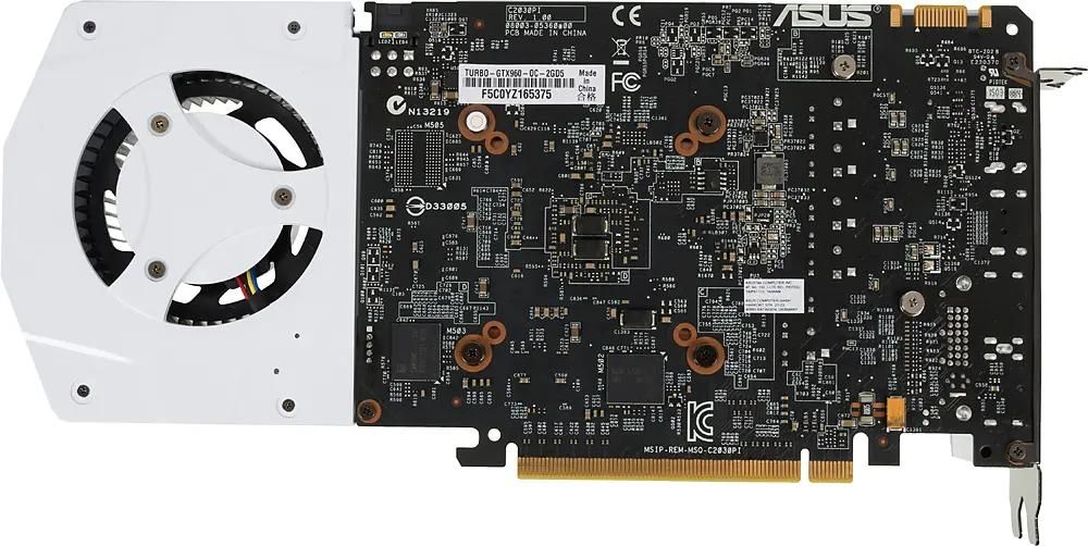 ASUS NVIDIA GeForce GTX 960 TURBO GTX960 OC 2GD5 2 GDDR5 OC Ret 304327