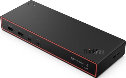 Стыковочная станция Lenovo 40BE0135EU, Thunderbolt 4, 1хHDMI, 2хDP, 2хUSB Type-C, 4хUSB 3.1, черный