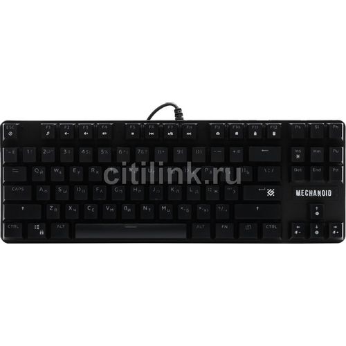Клавиатура Defender Mechanoid GK-581, проводная, USB, механическая, черный [45581]