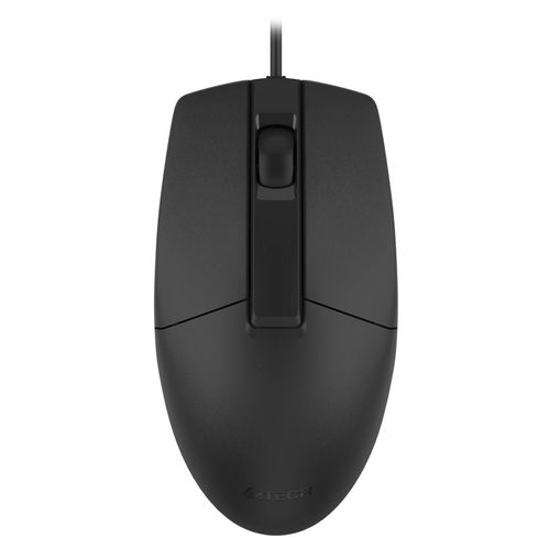 Мышь проводная A4TECH OP-330S, оптическая, USB, 1200dpi, черный [op-330s (black)]