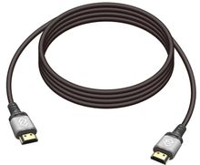 Изображение товара Кабель аудио-видео Digma D-HDMI-V2.0-3M,  HDMI (m) -  HDMI (m),  ver 2.0,  3м, GOLD,  черный