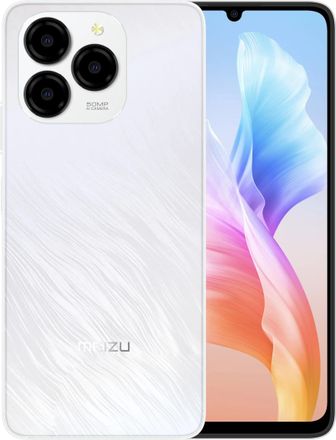 Смартфон Meizu Note 21 4/256Gb, 6.74", IPS, 90Гц, 6000мAч, 2 nano SIM, белый