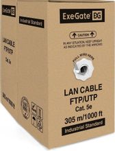 Характеристики Кабель EXEGATE SFTP4-C5e-CU-S24-IN-PVC-GY-305-FLUKE SFTP ...