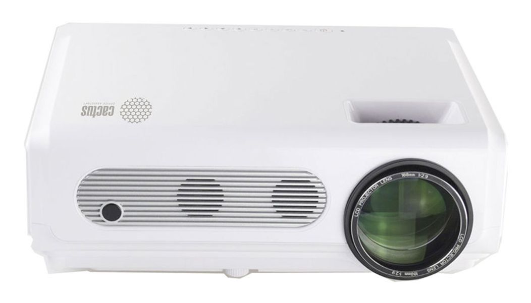 Проектор Cactus CS-PRM.05WT.WUXGA-W,  белый,  Wi-Fi