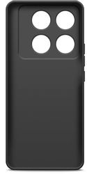 Чехол (клип-кейс) BORASCO Silicone Case, для Infinix Note 40 Pro, черный