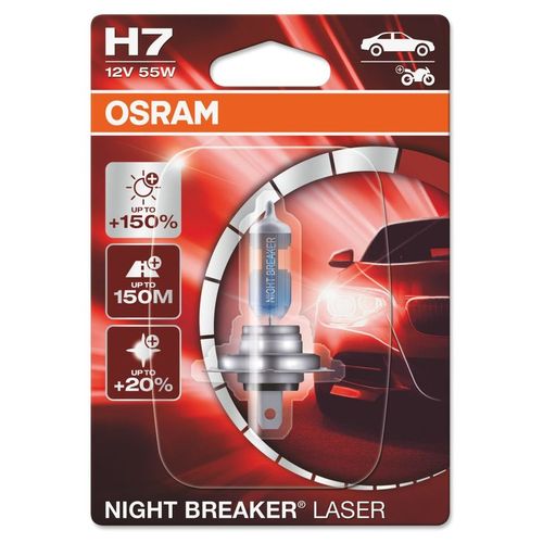 Лампа автомобильная галогенная Osram 64210NL, H7, 12В, 55Вт, 1шт