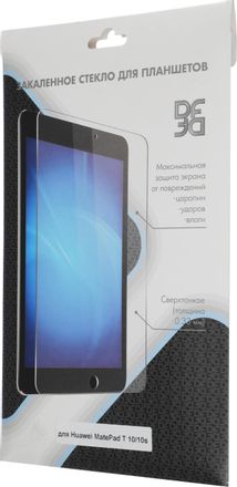 Защитное стекло DF hwSteel-54 для Huawei MatePad T10/T10s/T AGS3K-09/T AgrK-W09, 1 шт