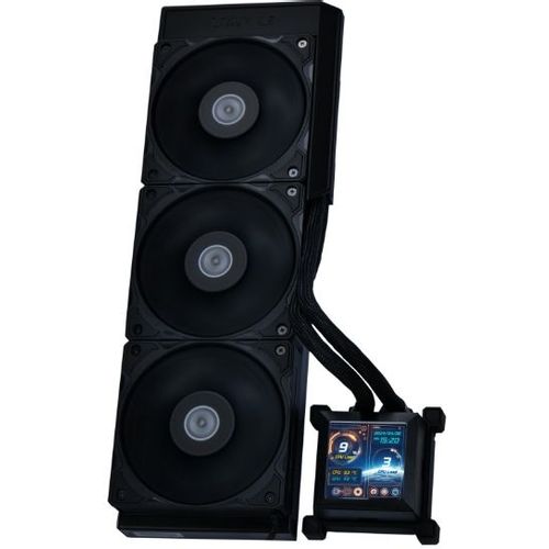 Система водяного охлаждения Lian Li HydroShift LCD 360S, LCD, 4-pin, 120мм, черный, retail [g89.ghslcd36sb.r0]