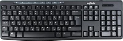 Клавиатура Logitech K200,  USB, черный серый [920-008814]
