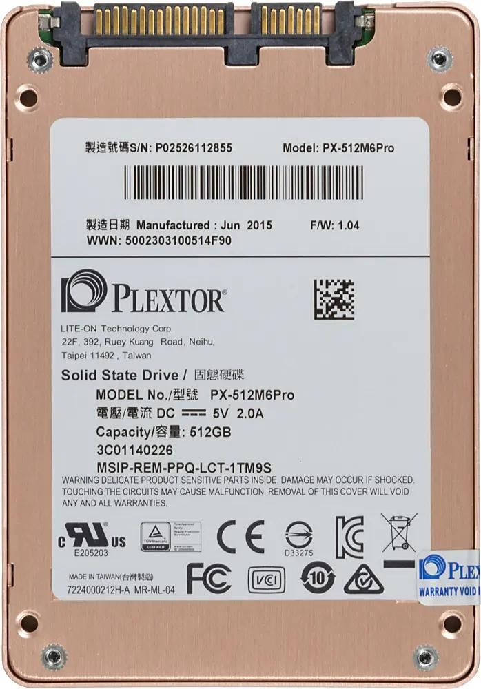 Отзывы на SSD накопитель Plextor M6 Pro PX-512M6Pro 512ГБ