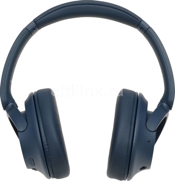 Наушники Sony WH-CH720N, Bluetooth/3.5 мм, накладные, синий
