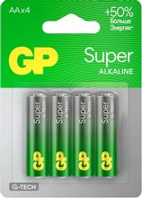 Изображение товара Батарейки GP Super 15AA21-2CRSBC4 4 шт. щелочные для бытовых устройств