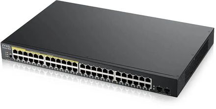 Коммутатор ZyXEL GS190048HPV2-EU0101F, управляемый, 48 RJ-45, 10/100/1000 Мбит/с