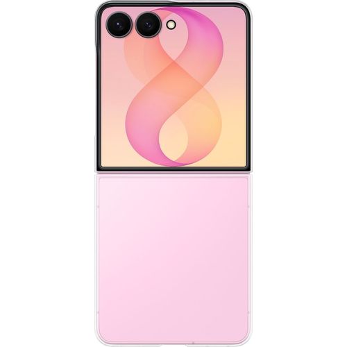 Чехол Samsung Clear Case, для Samsung Galaxy Z Flip8, прозрачный/черный [ef-qf776ctegru]