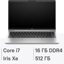 Изображение товара HP ProBook 440 G10 14 IPS i7 16GB 512GB SSD Wi-Fi Bluetooth Full HD
