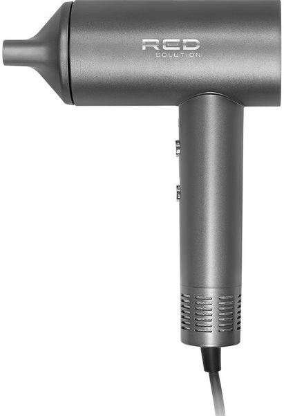 Фен RED SOLUTION RF-510, 1400Вт, серый и серебристый